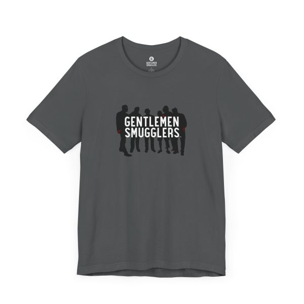 GENTLEMEN SMUGGLERS - Silhouette - Crew Unisex - Short Sleeve OLIVE Tee